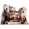 Holyart Presepe palestinese con pozzo Statue Moranduzzo 10 cm 35x50x40 cm, Vuota