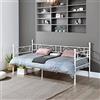 DORAFAIR - Divano Letto con Doghe in Metallo, 90 x 190 cm, Colore Beige