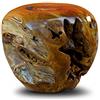 Kinaree Sfera in Legno di Teak, 40 cm, a Forma di Sfera in radica massiccia, Adatta Anche Come Base o Supporto per Fiori