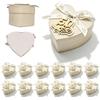 Dorunova Scatoline Portaconfetti Nozze d'oro e Argento Bomboniere 25 e 50 Anni Matrimonio 12 Pieces (Stile E)