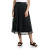 Street One Plissée - Gonna Midi in Tulle Verde 46