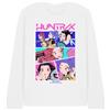 KPOP Demon Hunters Maglietta a Maniche Lunghe Unisex KPOP Demon Hunters Huntrix Neon Comic Anime, t-Shirt Bianca, Bianco, XXL
