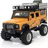 Amewi D90X28 Metal Scale Crawler 4WD 1:28 RTR giallo RC telecomandato