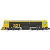 ARNOLD HN2632 RENFE, Locomotiva Diesel 321, con spazzaneve, livrea Giallo-Grigia con Numeri Gialli, Locomotiva Diesel epV