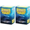 Dragon Shield Sleeves - BLUE - Standard Size Deck Protectors (100 ct) Arcane Tinmen (Confezione da 2)