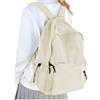 HYC00 Zaino Scuola Superiore Ragazza,Zaini da Scuola Media Ragazzo Zainetto Università Scolastici Leggero Casual Backpack Daypacks,Zaino PC 14 Pollici Zaini Cartella Adolescente School Bag,Beige