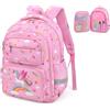 alldomess Zaini Scolastici per Bambini, per Scuola Primaria e Secondaria,18.81L | Impermeabile Zaino Scolastico, Grande Zainetto Bambino Leggero per Scuola e All'aperto