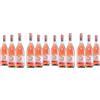 Solegro Vino Rosato Frizzante, Fresco e Armonico con Aromi Fruttati di Pesca Gialla, 10,5% vol, Confezione con 6 Bottiglie da 750 ml (Confezione da 2)