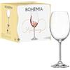Generic Set 6 Calici da Tavola in Vetro Bohemia Volary Vino Rosso 47 cl