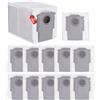 SOBEAU 12 Sacchetti Ricambio per Roborock Q Revo/Qrevo Pro/Qrevo MaxV/Qrevo S/Qrevo master/Qrevo Slim/Qrevo Curv/Qrevo Curv S5X/Qrevo Edge/Saros 10R Aspirapolvere