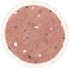 RugVista Confetti, Tappeto per bambini, Moderni, Ø 100 cm, Rotonda, Pelo medio, Cameretta, Lavabile solo a secco, Senza sostanze chimiche pericolose, Rosa