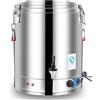YXCMD Bollitore Professionale Acqua Calda 40L/50L/60L/70L | Scaldacqua Industriale Inox con Termostato Digitale (30-110°C) per Ristoranti, Bar e Hotel