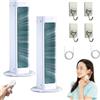 HNGKGJBL Nuovo Aggiornamento Breezamax, Qinux Breezemax, Ventilatore Portatile Per Aria Condizionata da Tavolo con Testa Vibrante, Montaggio A Parete, Per Combattere Il Caldo Torrido E L'Umidità All'Istante(2