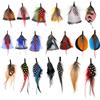 EMSea 20pcs Piume di Rendendo Cappello Piume Naturali Assortite per Cappello Decorazione di Festa FAI DA TE Piuma Artigianato Abbigliamento Donna Uomo 20 Stili