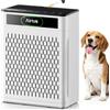 AIRTOK Purificatore d'Aria, per Casa 170m², Filtro HEPA Rimuove 99,97% di Allergeni Fumo Polvere Polline di Pet Odore, con Monitoraggio della qualità dell'aria PM 2.5, Aromaterapia, Filtro lavabile