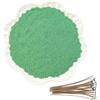 CoolCrafts Cera Sabbia per Candele con Stoppini 905g Sabbia di Cera Verde per Creatività e Decorazioni Personalizzabili
