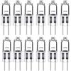 LISOCLU Lampade alogene G4 6v 12v 24v 110v 220v 5w 10w 20w 28w 35w 40w 50w Bianco caldo 3000k Dimmable g4 lampade alogene cucina soggiorno camera da letto (24V-20W/12PCS)