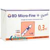 Bd micro-fine BD Siringa Per Insulina 0,3ml Demi 30g 30 Pezzi
