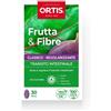 Ortis Frutta e Fibre Classico Integratore per il Transito Intestinale Pigro Frequente 30 Compresse