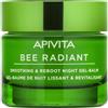 Apivita Bee Radiant Gel Balsamo Notte Levigante e Riattivante 50 ml