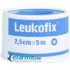 Leukofix Cerotto Rocchetto Trasparente Per Fissaggio Cannule 5m X 2,5cm