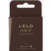 Lelo Hex Respect Preservativi XL Lattice Naturale 3 Pezzi