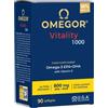 Omegor Vitality 1000 Integratore Omega3 EPA DHA 90 Capsule Molli