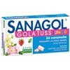 Sanagol Gola Tuss Junior Gusto Fragola 24 Caramelle