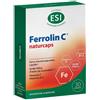 Esi Ferrolin C 30 Capsule Integratore Ferro Vitamina C e Acido Folico B12