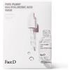 FaceD Face D Maschera Viso Idratante Rimpolpante Acido Ialuronico Pure Plump 5 Pezzi