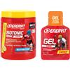 Enervit Isotonic Drink Limone Bevanda Isotonica Istantanea 420 gr + Enervitene Sport Gel Arancia Integratore Energetico Mini-pack 25 ml