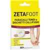 ZETA FARMACEUTICI Zetafoot Paracalli Tondi per Protezione Calli 8 Pezzi + Dischetto Callifugo 9 Pezzi