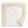 BABEES Materassino fasciatoio, 75 x 75 cm, in cotone con boucle, morbido tappetino igienico, per cambiare pannolini, pannolini, crema