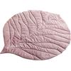 Bellochi Growing in style Bellochi Tappetini da Gioco per Neonati e Bambini - Universale e Lavabile Tappeto da Gattonamento - Uso Interno ed Esterno - Tessuto in Velluto Morbido - Forma a Foglia (95x78 cm, Rosa)