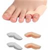 PLABBDPL Separatore Dita Piede, 2Pcs Separatori Mignolo Piede, Separatori Dita Dei Piedi, Distanziatori Dita Piedi Silicone, Proteggi Dita Piede Sovrapposte, Proteggi Mignolo Piede per Sollievo Piedi