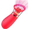 FIDECH 3 in 1 Vibratoreper Sexytoysys Donna Professionale Stimolatore Clitoride Femminile, Coppia Vibratore Clitoride con Forte Suzione e Rotazione a 360° Licking, Impermeabile Sex Toys Punto G Squirting