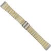 Dcasmo group Cinturino Orologio Vintage Acciaio Inossidabile Bicolore Argento Oro New Old Stock 1970 Bracciale Retro a Maglie Piatte Compatibile con Cartier 18mm Maglia Metallica Subacqueo