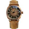 NIADI Steeldive, orologio da uomo meccanico automatico in bronzo, quadrato, NH35, quadrante luminoso, retrò, impermeabile, V 1, Retro