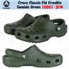 Crocs Sandali Crocs Classic Fid Croslite verdi 10001-3 cm taglia unisex