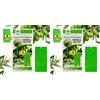 Albagarden - Trappola Cromotropica Verde Per Mosca Dell'olivo - Trappola Adesiva Senza Veleno, Fogli Cattura Insetti, Protezione Per Uliveti E Agricoltura Biologica - 5 Pannelli Appiccicosi