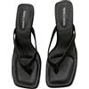 Generico Sandali Neri Donna,Infraditi Donna Leggeri Eleganti Antiscivolo Traspirante Sandalo Comode A Punta Chiuse Scarpe Comodo Leggero per Spiaggia e Piscina