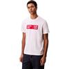 Calvin Klein Uomo T-Shirt Maniche Corte Box Graphic Tee Regular Fit, Bianco (Brilliant White), L