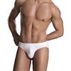 PEROFIL Uomo 24524 Slip conf. BiPack 2 paia cotone elast . (5 L, Bianco)