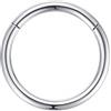 Popuhoops Anelli per Naso in Acciaio Chirurgico 316L con Cerniera, Piercing per il Corpo, Anelli per Labbra, Anelli per Cartilagine Helix, Orecchini Rook 20G 18G 16G 14G 12G 10G 8G, Diametro da 5mm a