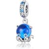 MsRosy Ciondolo in argento Sterling per braccialetti a forma di animale, con marchio S925, compatibile con tutti i braccialetti in stile europeo, regalo da donna, Misura unica, Argento sterling