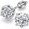jiamiaoi Orecchini Uomo Diamanti Argento 925 Donna Zirconi Diamante Orecchino Uomo Brillante Diamante Brillanti Orecchini A Vite