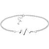 Sofia Milani - Bracciale da Donna in Argento 925 - Ciondolo a Battito Cardiaco - B0324