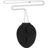 HOOWIFFY Porta Carte d Identità in Pelle Pu Clip da Cintura Porta Badge Trasparente Resistente per Tessere di Lavoro
