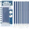 HABNI 8 Pezzi Ricariche Cancellabili, Compatibili con Legami, Refill Penne Cancellabili Set,Confezione Blister con Cartoncino, Punta Della penna 0,7 mm, Altezza 13 cm (Blu Nero)