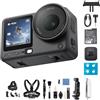 DJI Osmo Action 6 Combo Standard, action cam con sensore quadrato 1/1,1″, apertura variabile, resistente al freddo (Pacchetto accessori multipli)